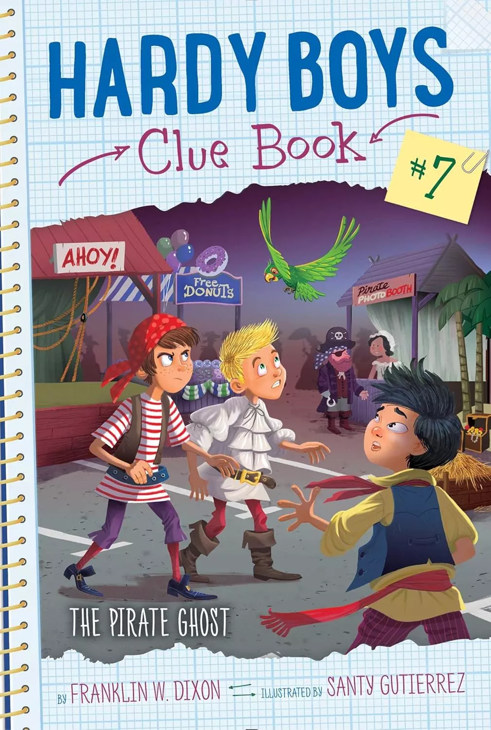 Cover of Hardy Boys Clue Book: The Pirate Ghost by Franklin Dixon.