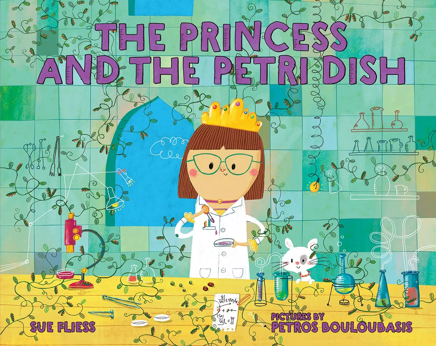 Cover of The Princess and the Petri Dish by Sue Fleiss.