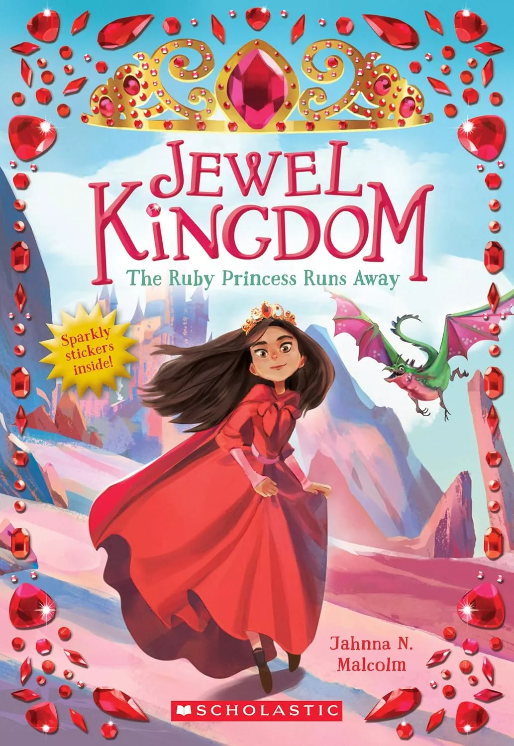 Cover of Jewel Kingdom: The Ruby Princess Runs Away by Jahnna N. Malcolm.