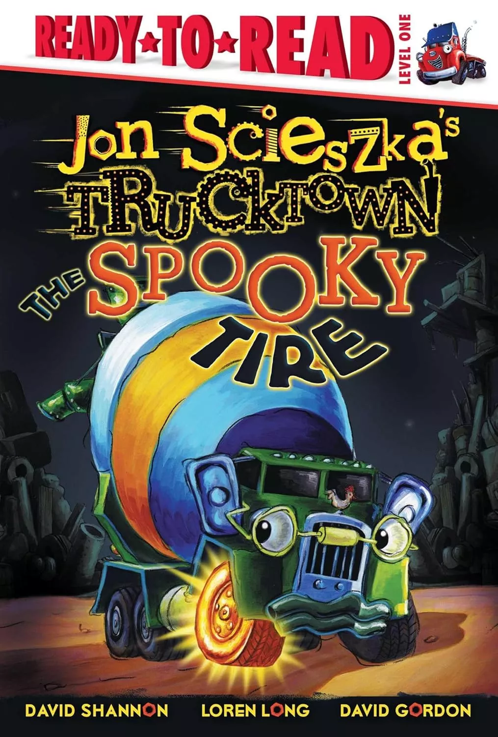 Cover of Trucktown: The Spooky Tire by Jon Scieszka.