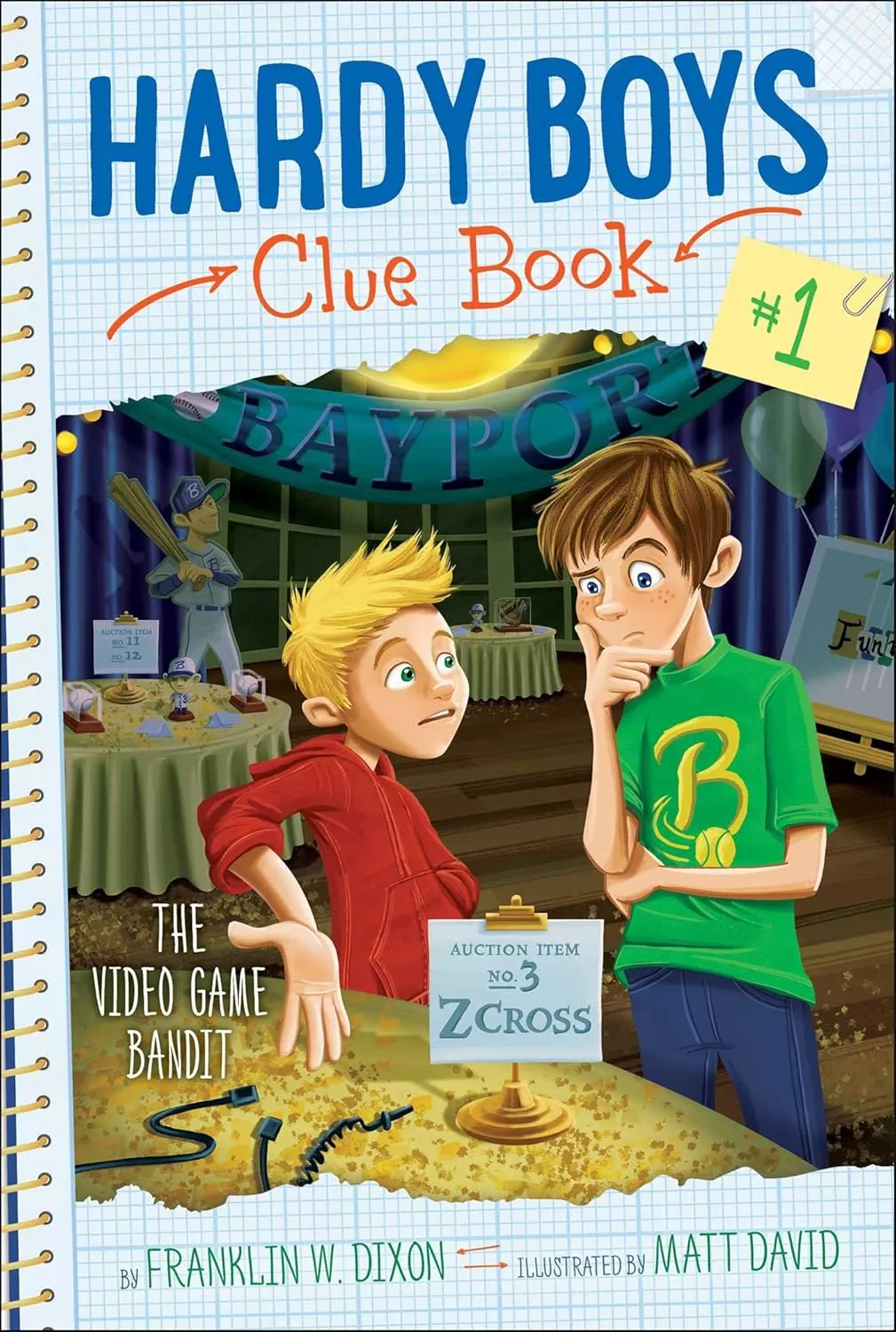 Cover of Hardy Boys Clue Book: The Video Game Bandit by Franklin Dixon.