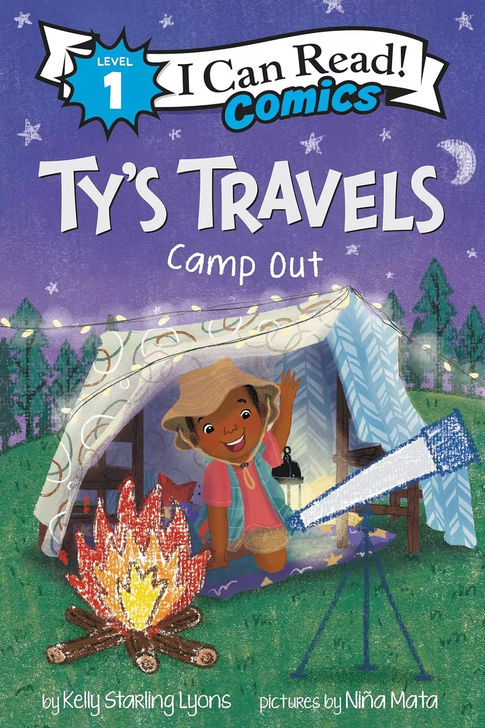 Cover of Ty's Travels: Camp-Out by Kelly Starling Lyons 