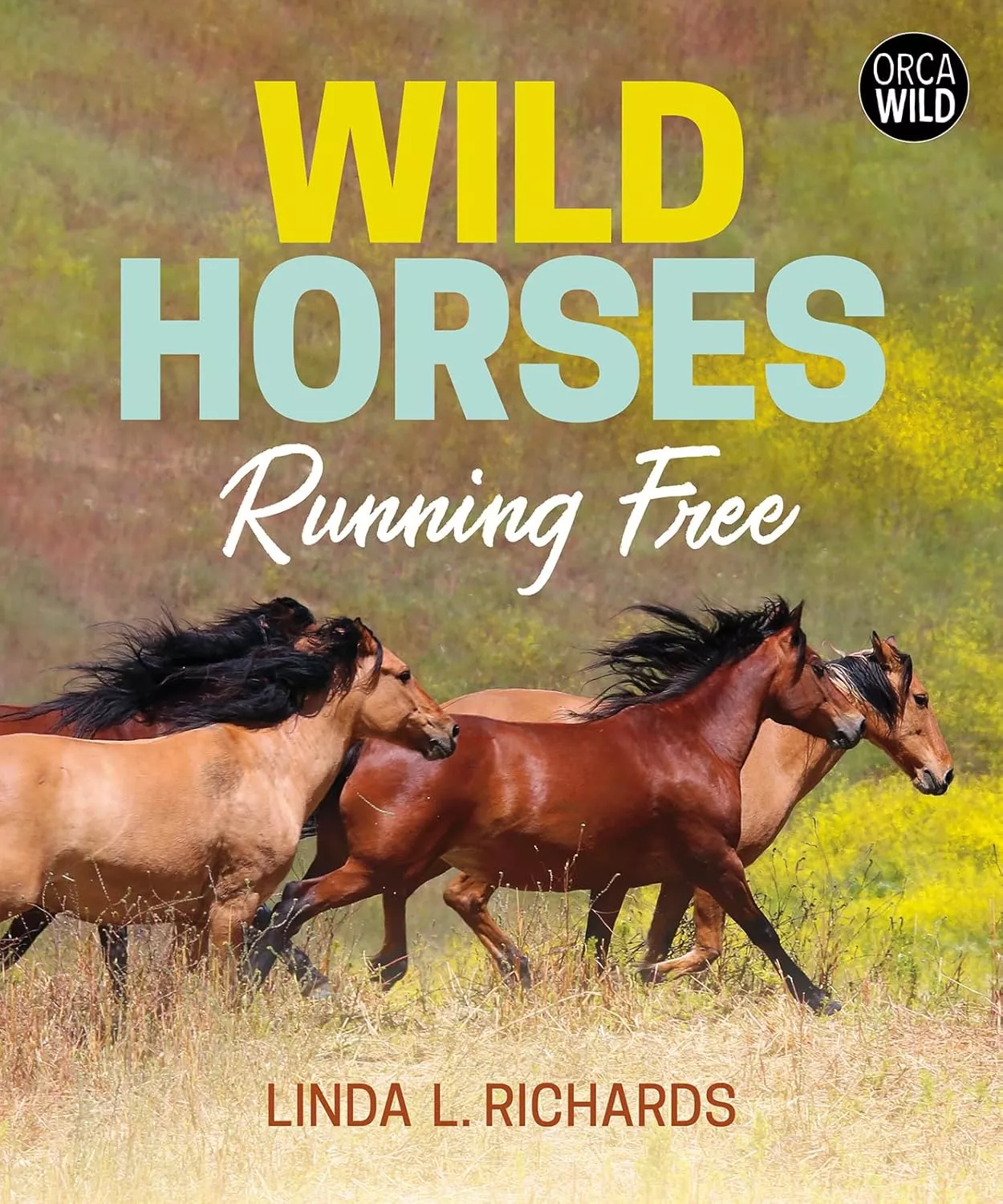 Cover of Wild Horses: Running Free by Linda L. Richards.