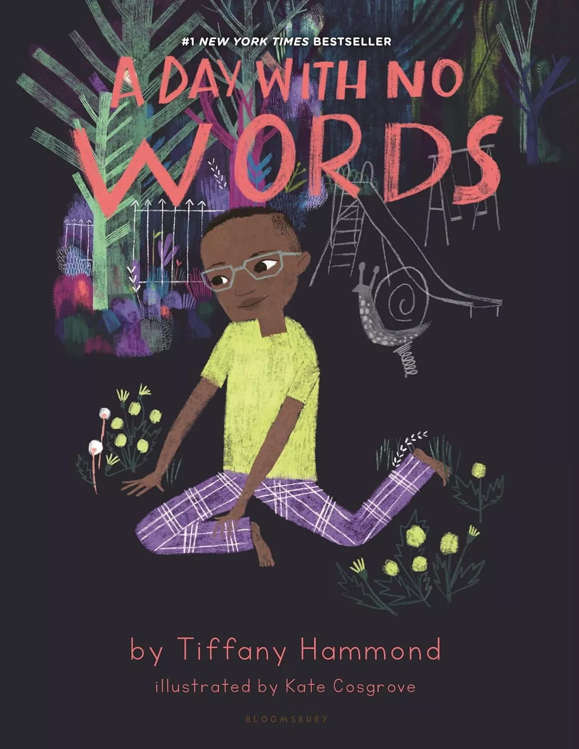 Cover of A Day with No Words by Tiffany Hammond.