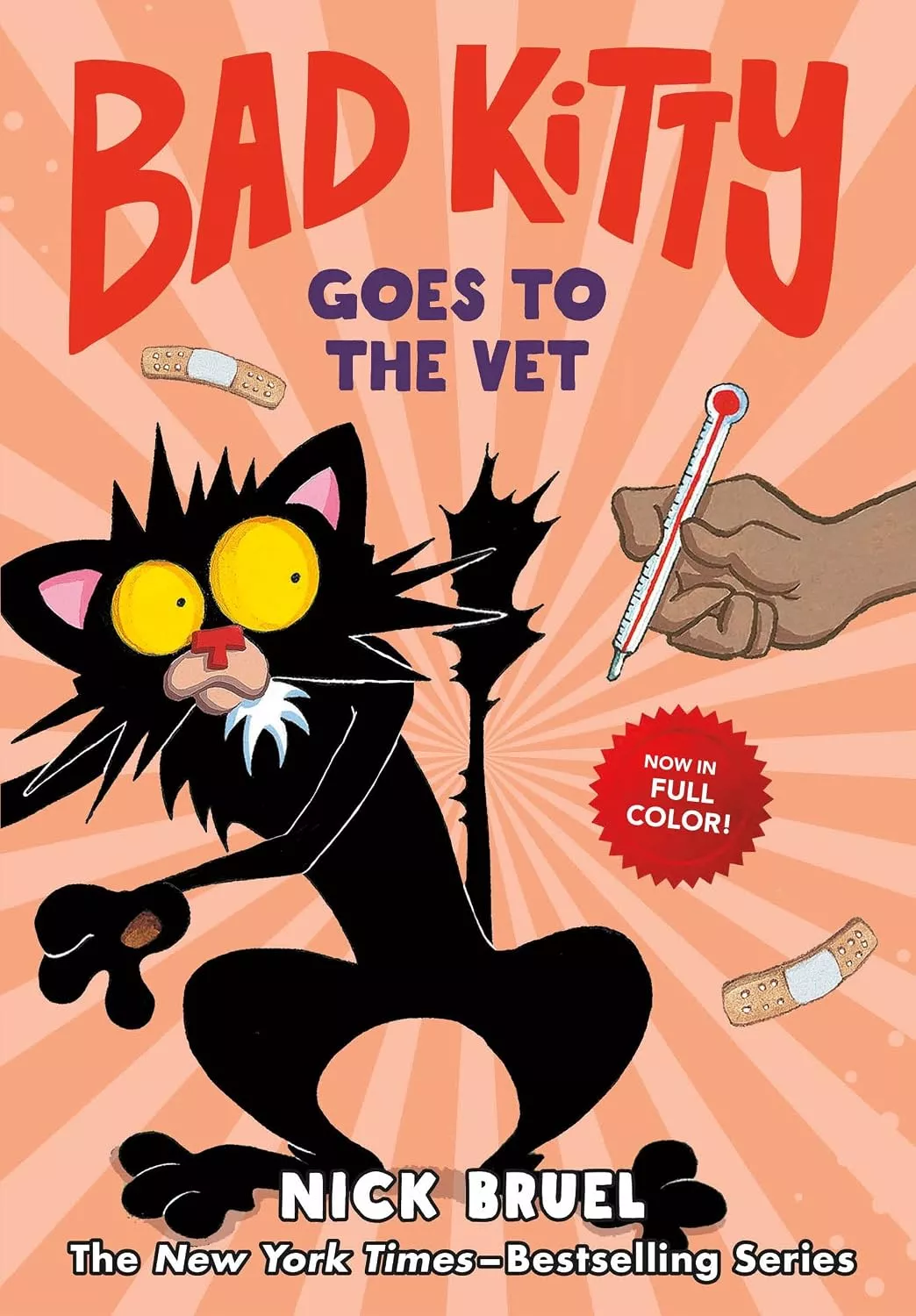 Cover of Bad Kitty Goes to the Vet by Nick Bruel.