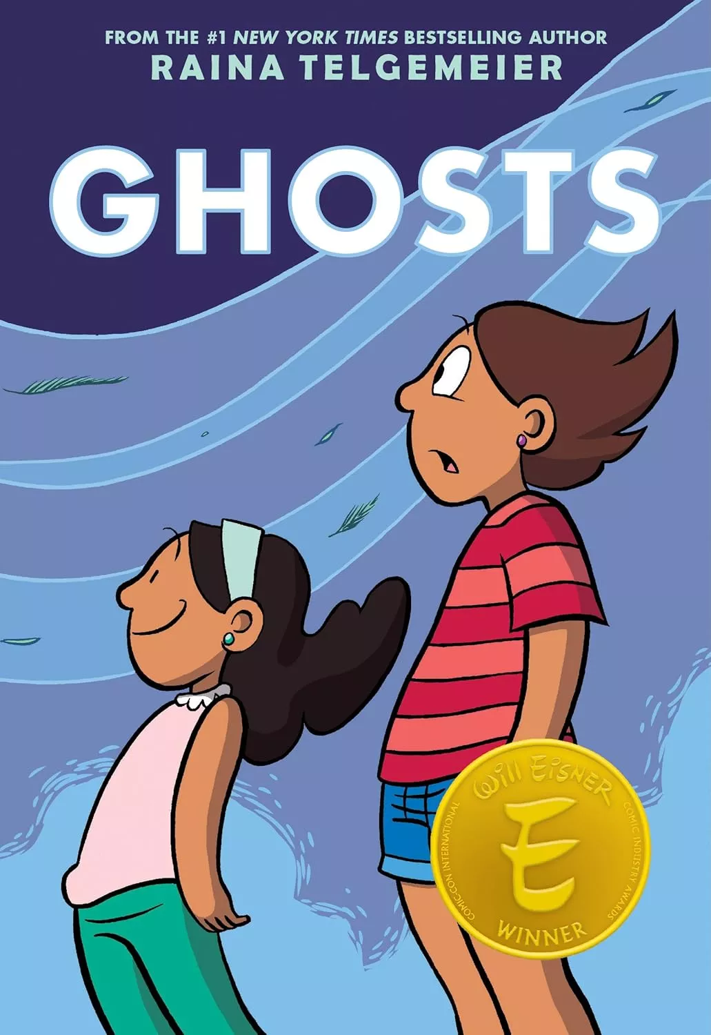 Cover of  Ghosts by Raina Telgemeier.
