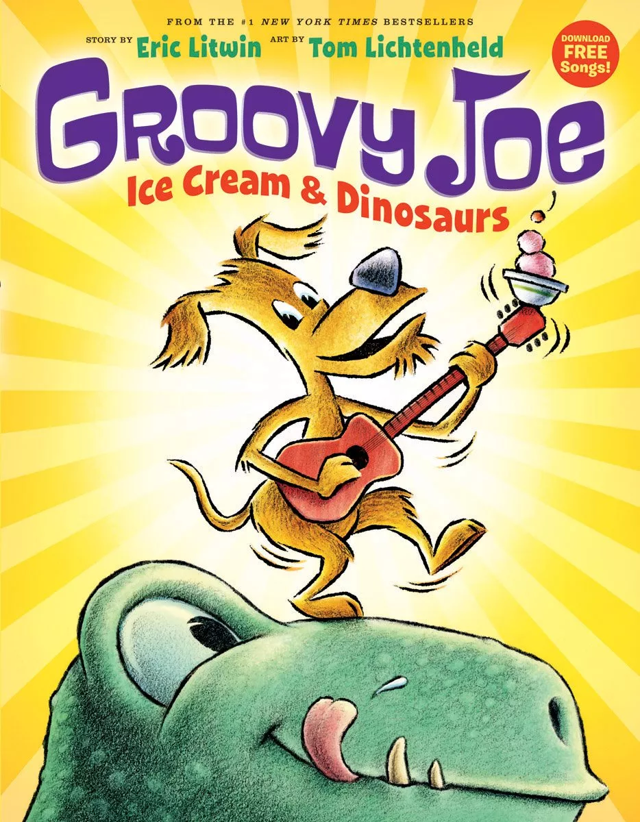 Cover of Groovy Joe Ice Cream &amp; Dinosaurs by Eric Litwin.