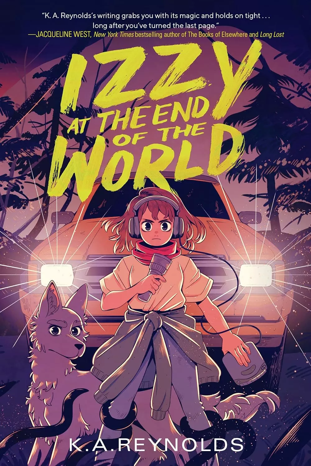 Cover of Izzy at the End of the World by K.A. Reynolds.