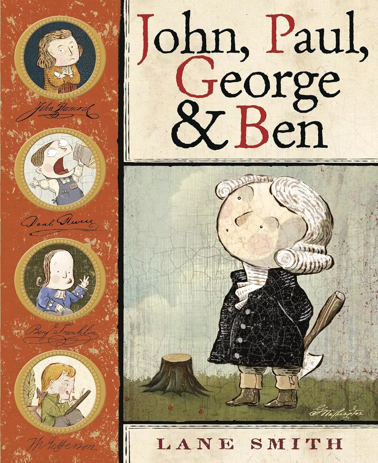 Cover of John, Paul, George &amp; Ben by Lane Smith.