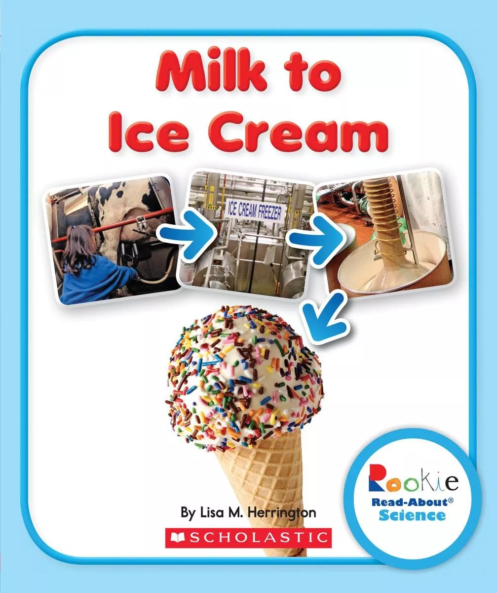 Cover of Milk to Ice Cream by Lisa Herrington.