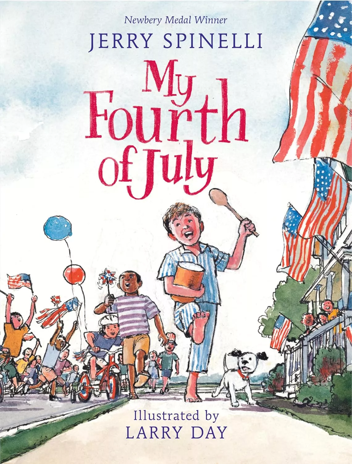 Cover of My Fourth of July by Jerry Spinelli.