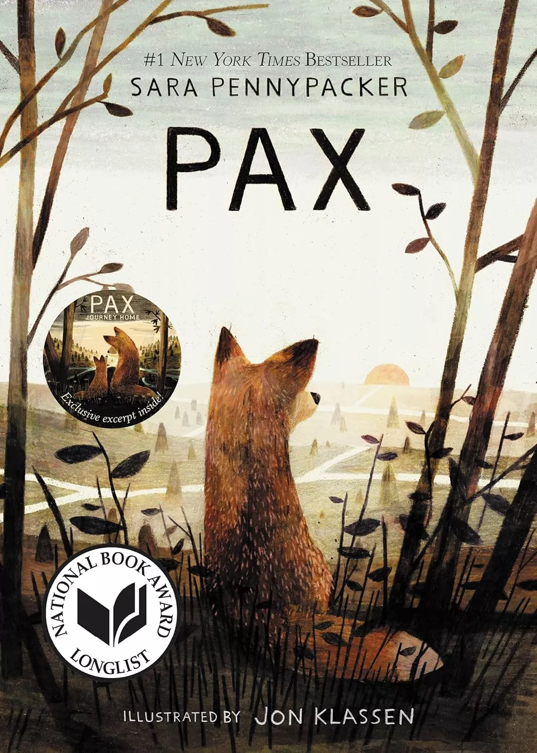 Cover of Pax by Sara Pennypacker.