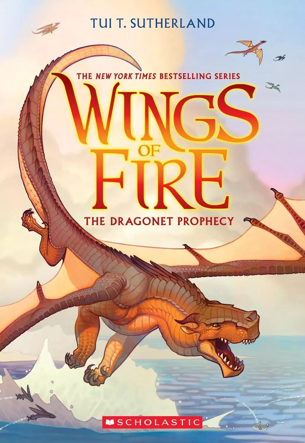 Cover of Wings of Fire: The Dragonet Prophecy by Tui S. Sutherland.