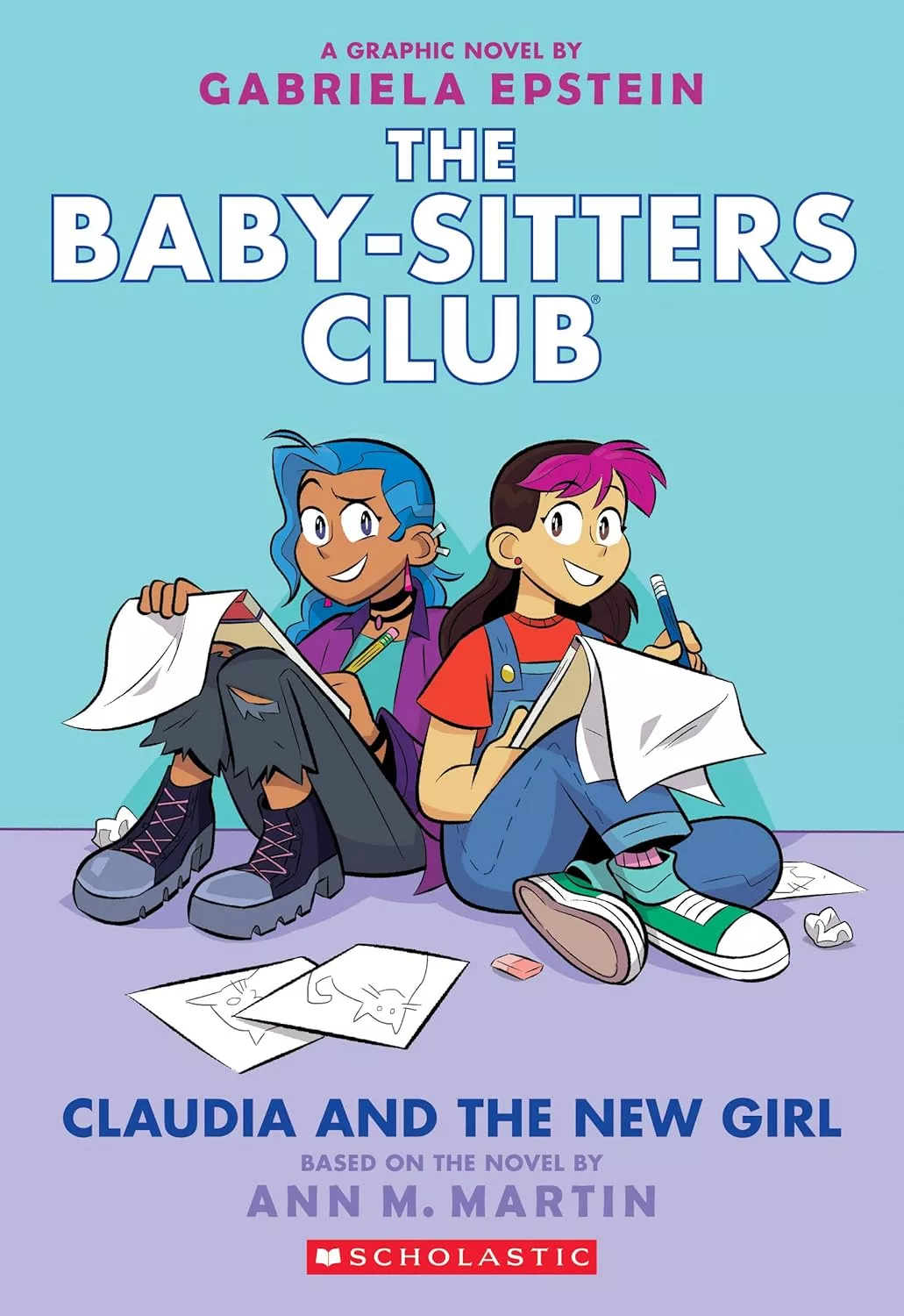 Cover of The Babysitter's Club Graphic Novel Claudia and the New Girl by Ann M. Martin.