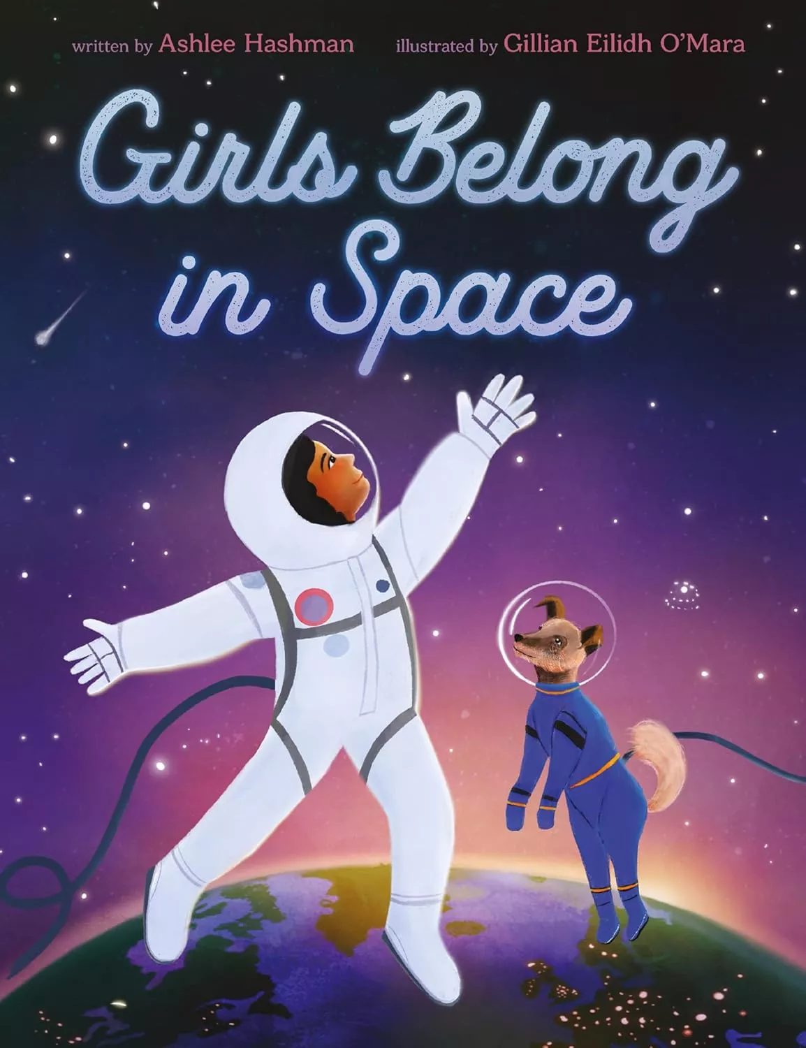 Cover of Girls Belong in Space by Ashlee Hashman.