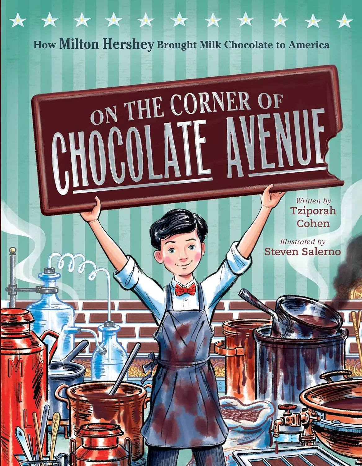 Cover of On the Corner of Chocolate Avenue by Tziporah Cohen.