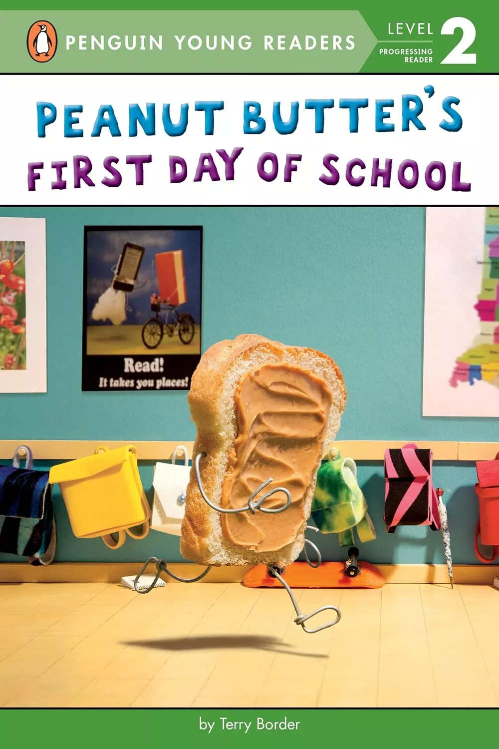Cover of Peanut Butter's First Day of School by Terry Border.