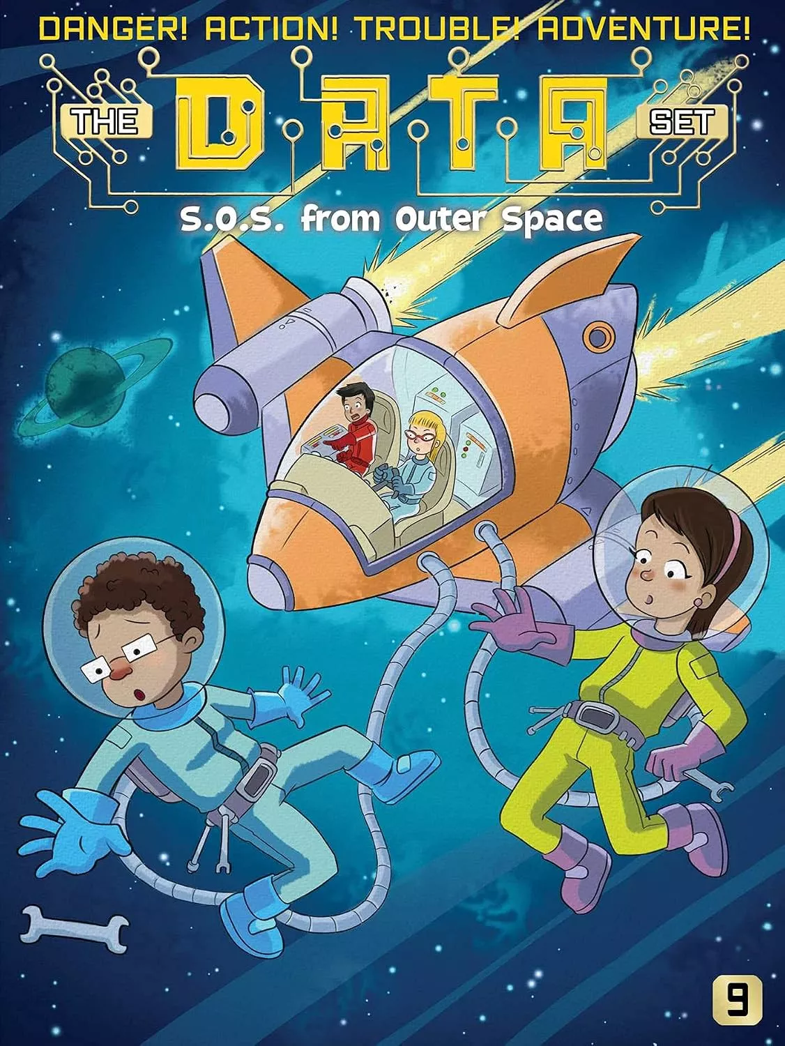 Cover of The DATA Set: S.O.S. from Outer Space by Ada Hopper.