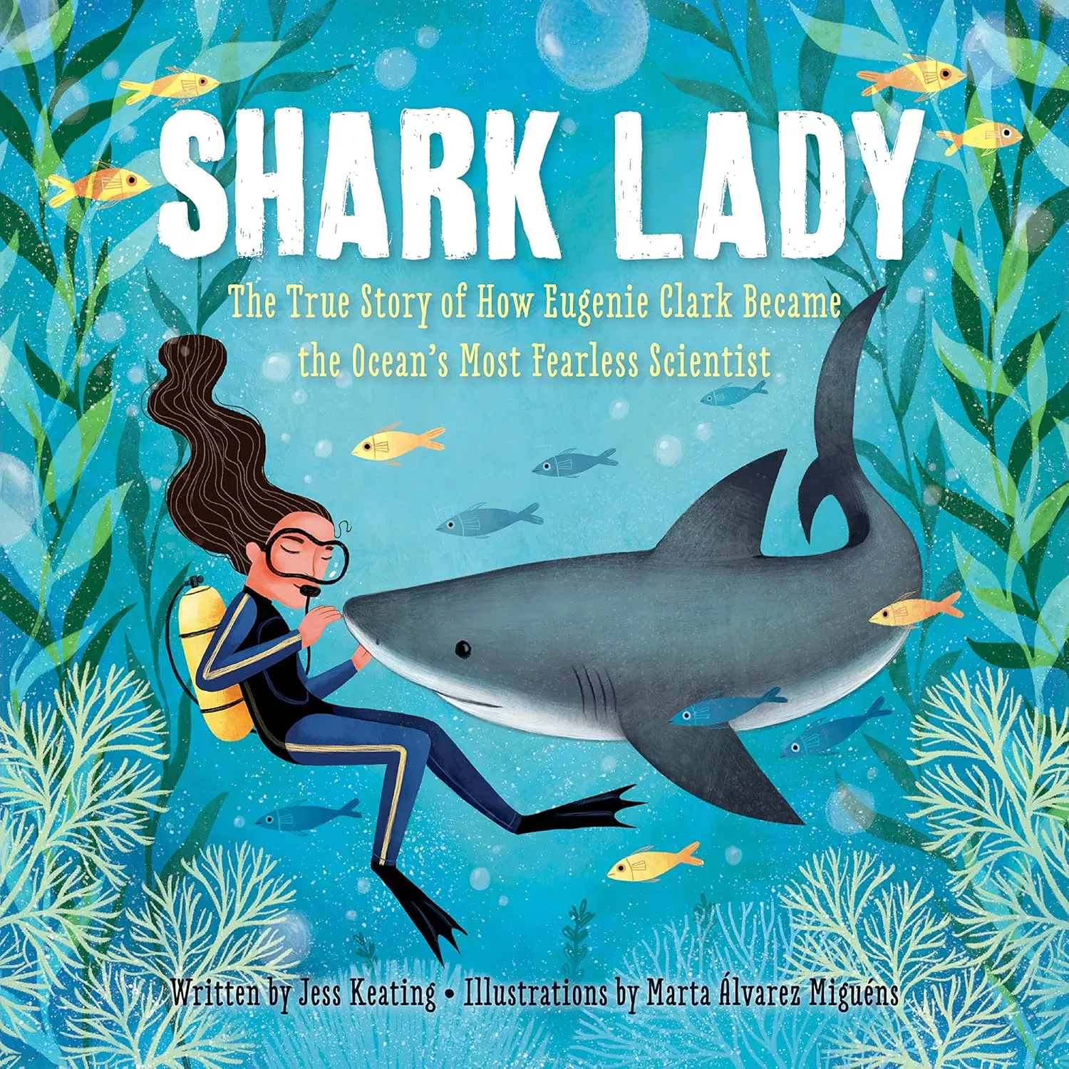 Cover of  Shark Lady by Jess Keating.