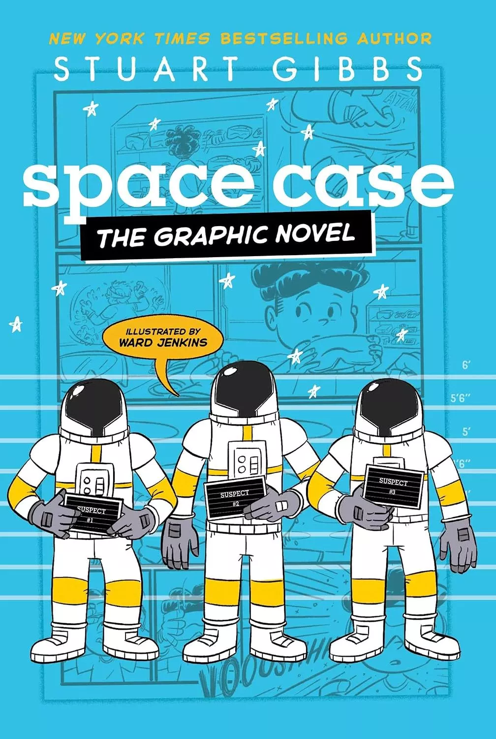 Cover of Space Case The Graphic Novel by Stuart Gibbs.