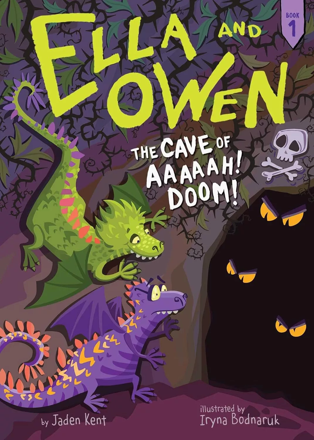 Cover of Ella and Owen: The Cave of Aaaaah! Doom! by Jaden Kent.