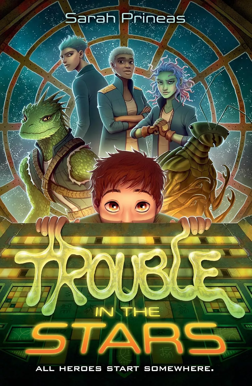Cover of Trouble in the Stars by Sarah Prineas.