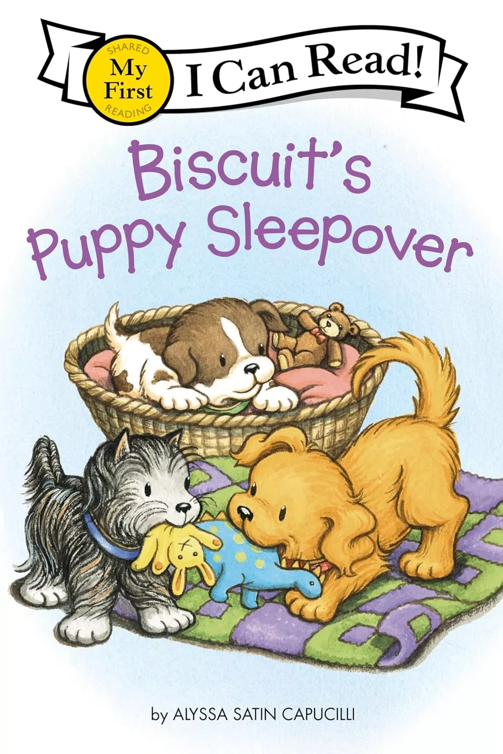 Cover of Biscuit's Puppy Sleepover by Alyssa Satin Capucilli.