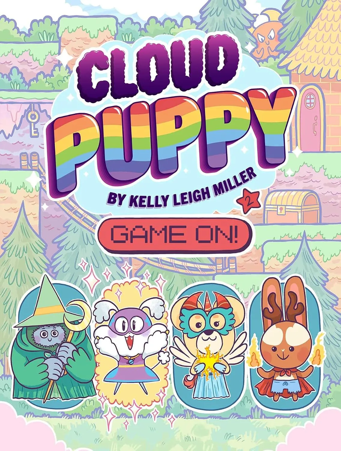 Cover of Cloud Puppy: Game On! by Kelly Leigh Miller.