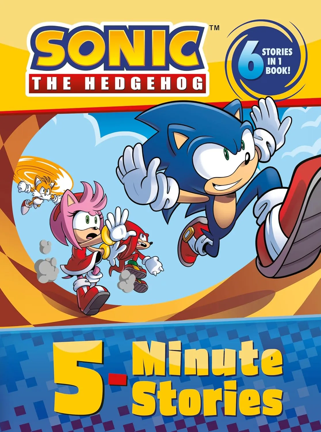 Cover of Sonic the Hedgehog: 5-minute stories.