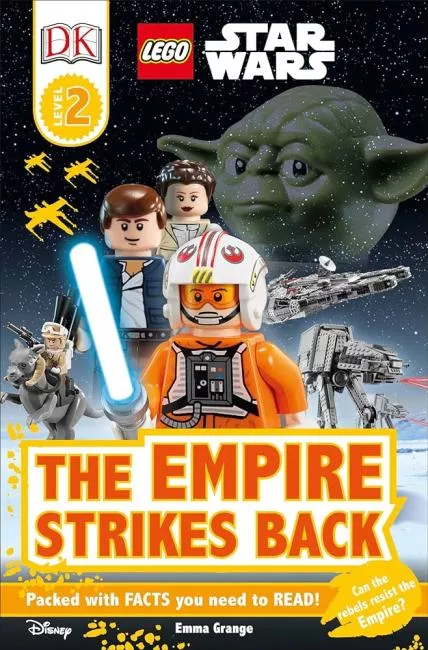 Book cover for LEGO Star Wars The Empire Strikes Back picture book by Emma Grange