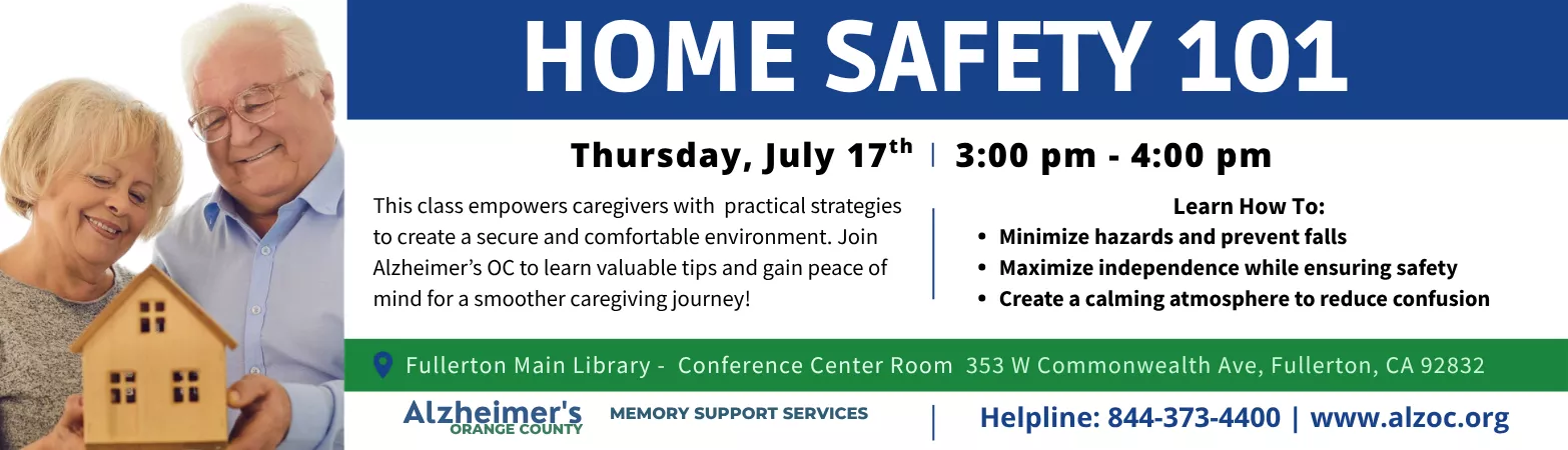 Home safety 101 Thursday July 17 3:00 - 4:00pm