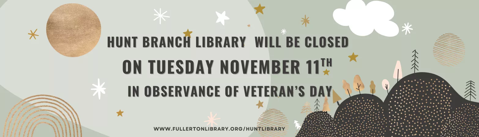 Hunt closed on November 11th