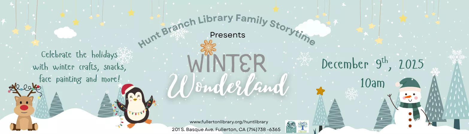Winter Storytime Fun on December 9th, 2025