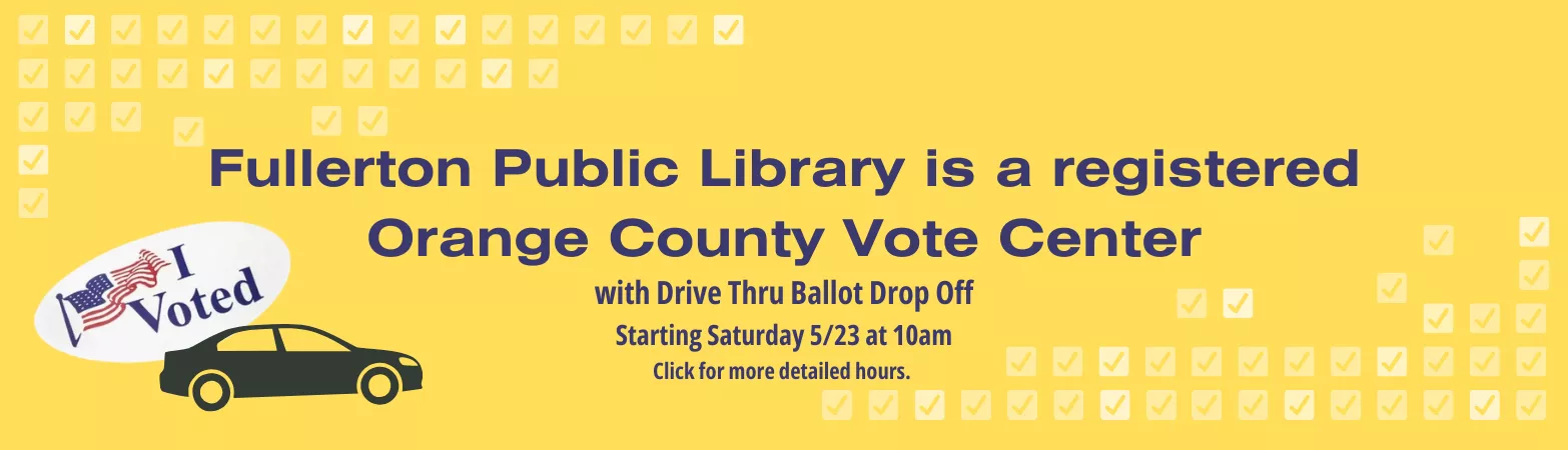 Vote Center Drive In/ Center Hours. 